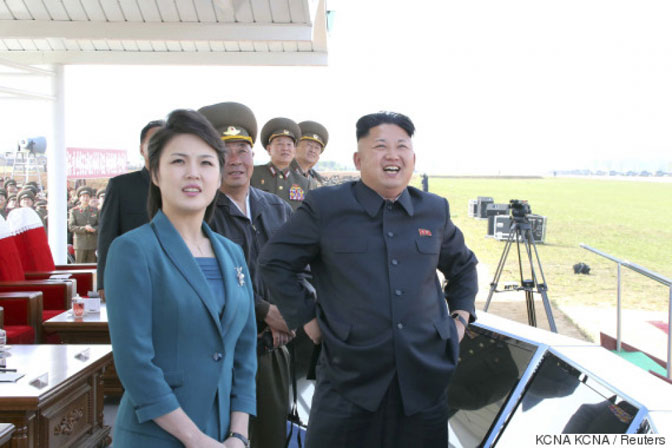 Kim Jong-un sa suprugom Ri Sol-ju 