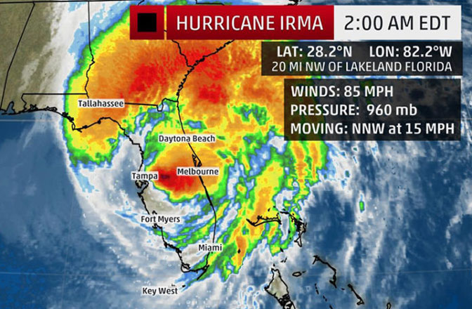 Uragan Irma se približava Tampi 
