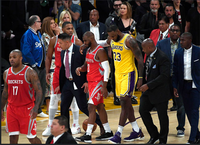 LA Lakers vs. Houston Rockets