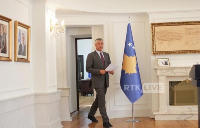 Predsjednik Thaçi izdao dekret 