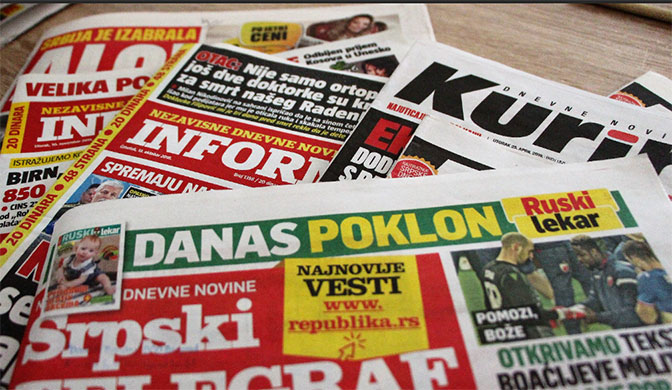 Slučaj novogovora u srpskim medijima prema Kosovu