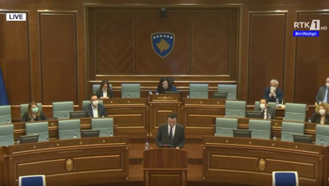 Premijer Kosova se obratio poslanicima
